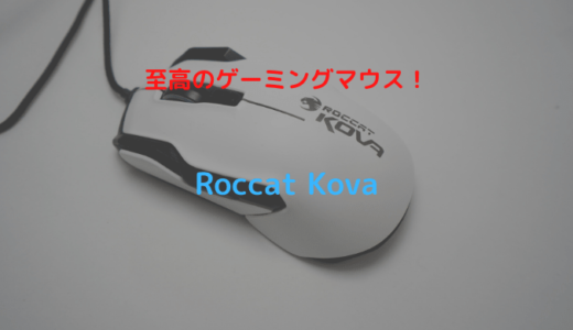 [有線マウスの神]持ちやすさ最強ゲーミングマウスRoccat Kova